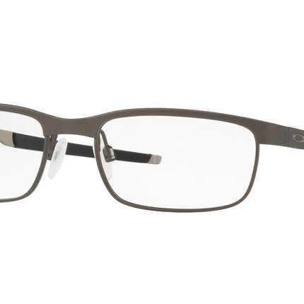 Oakley Optical STEEL PLATE OX3222 Rectangle Eyeglasses  322202-Powder Cement 54-141-18 - Color Map Grey