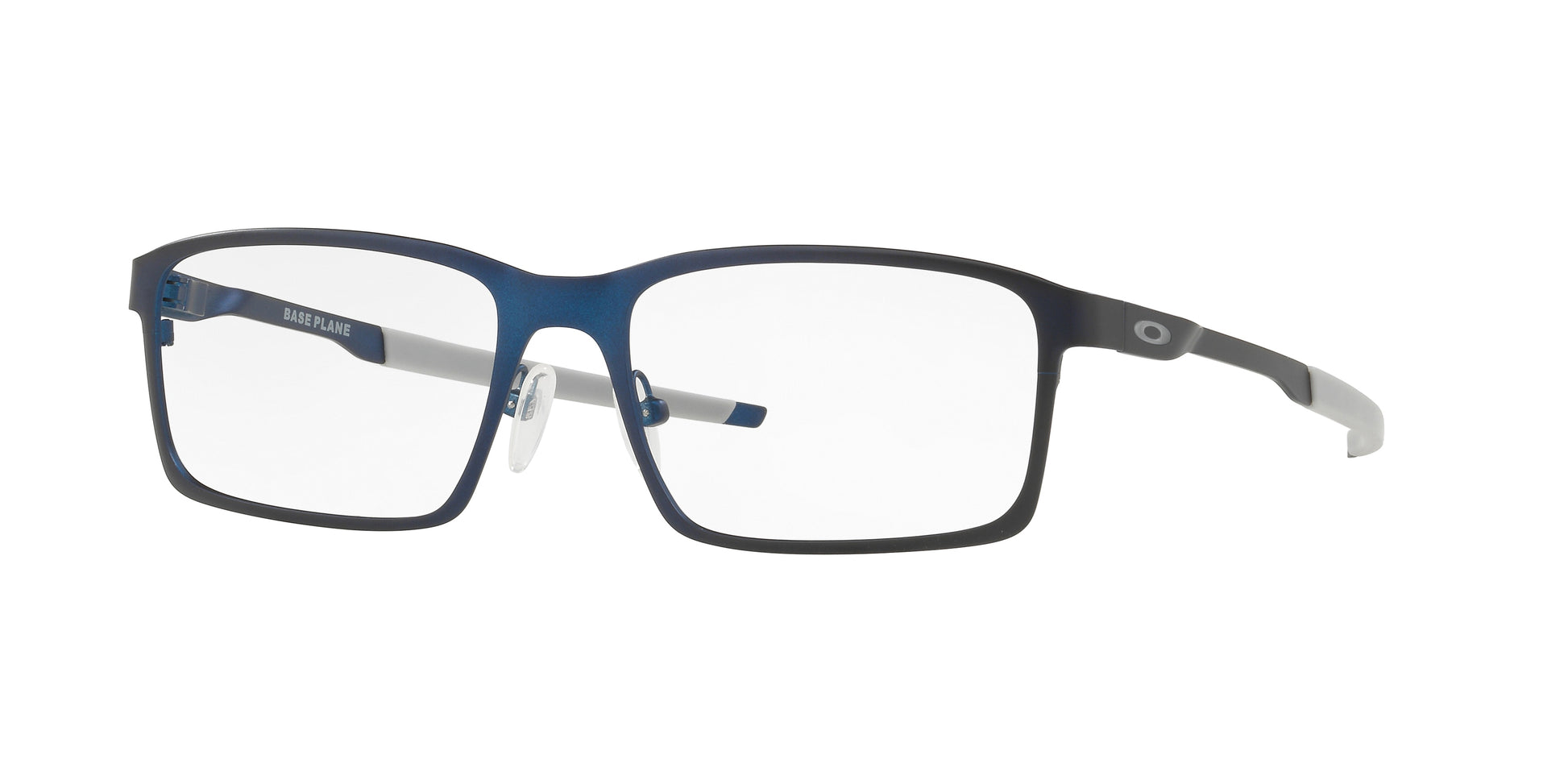 Oakley Optical BASE PLANE OX3232 Rectangle Eyeglasses  323204-Matte Midnight 54-141-17 - Color Map Blue
