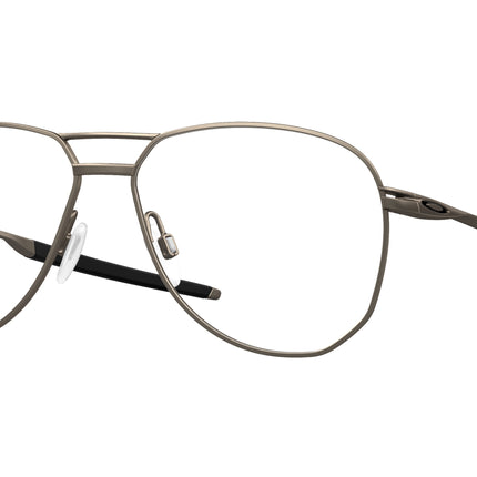 Oakley Optical CONTRAIL TI RX OX5077 Round Eyeglasses  507702-Pewter 55-144-14 - Color Map Grey