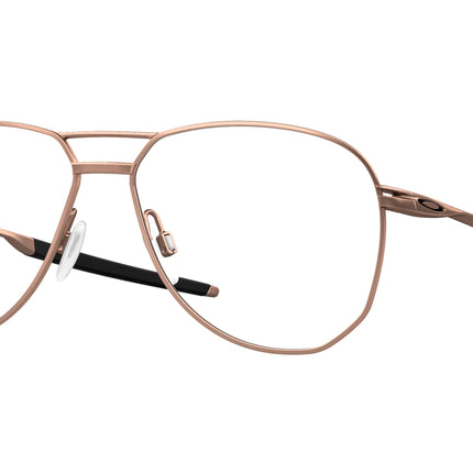 Oakley Optical CONTRAIL TI RX OX5077 Round Eyeglasses  507703-Satin Rose Gold 55-144-14 - Color Map Pink