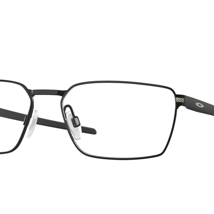 Oakley Optical SWAY BAR OX5078 Rectangle Eyeglasses  507801-Satin Black 55-136-16 - Color Map Black