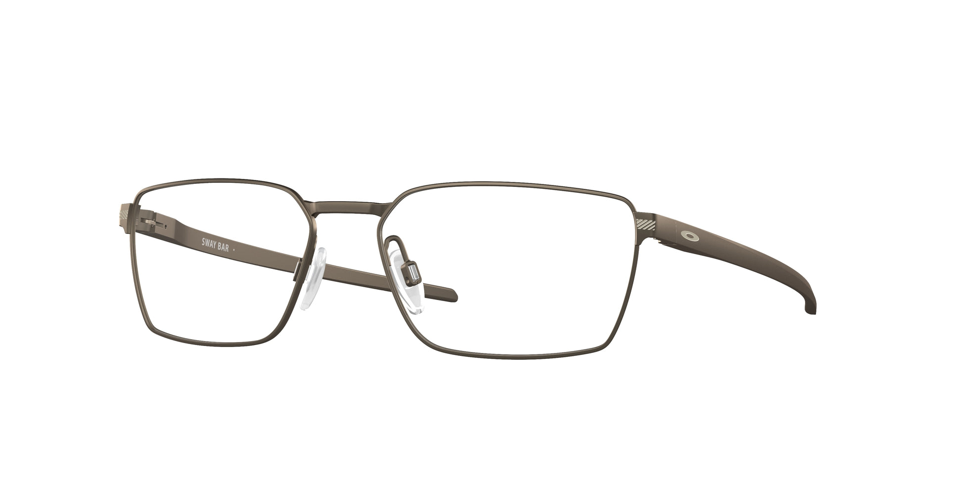 Oakley Optical SWAY BAR OX5078 Rectangle Eyeglasses  507802-Pewter 55-136-16 - Color Map Grey