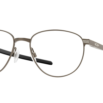 Oakley Optical SWAY BAR R OX5081 Round Eyeglasses  508102-Pewter 54-141-18 - Color Map Grey