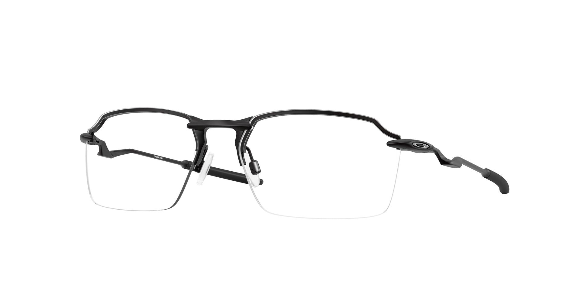 Oakley Optical TAILBACK 2.0 OX5090 Rectangle Eyeglasses  509001-Satin Black 57-121-16 - Color Map Black