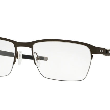Oakley Optical TINCUP 0.5 TI OX5099 Square Eyeglasses  509903-Powder Pewter 53-135-18 - Color Map Grey