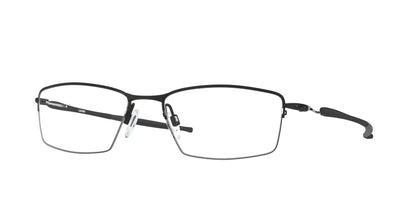 Oakley Optical LIZARD OX5113 Rectangle Eyeglasses  511301-Satin Black 56-135-18 - Color Map Black