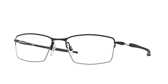 Oakley Optical LIZARD OX5113 Rectangle Eyeglasses  511301-Satin Black 56-135-18 - Color Map Black
