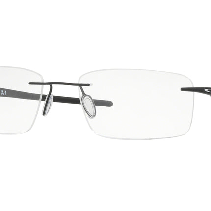 Oakley Optical GAUGE 3.1 OX5126 Rectangle Eyeglasses  512601-Matte Black 54-137-18 - Color Map Black