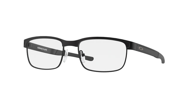 Oakley Optical SURFACE PLATE OX5132 Square Eyeglasses  513201-Matte Black 54-138-18 - Color Map Black
