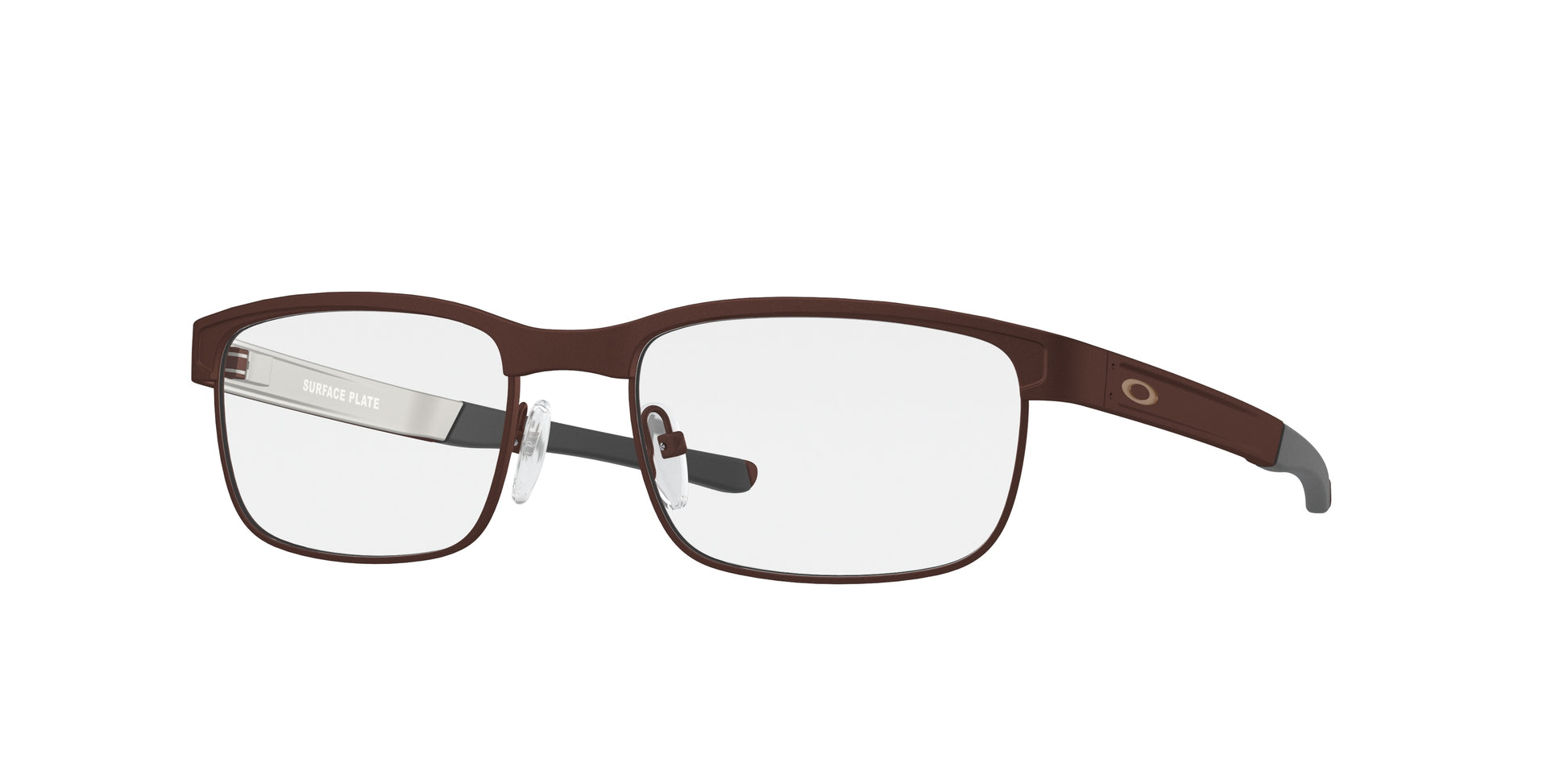 Oakley Optical SURFACE PLATE OX5132 Square Eyeglasses  513205-Satin Corten 54-138-18 - Color Map Brown