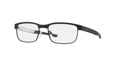 Oakley Optical SURFACE PLATE OX5132 Square Eyeglasses  513207-Satin Light Steel 54-138-18 - Color Map Grey