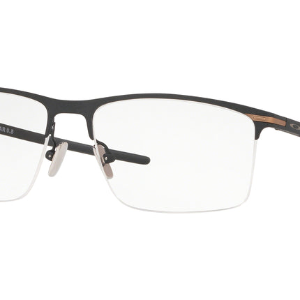 Oakley Optical TIE BAR 0.5 OX5140 Rectangle Eyeglasses  514003-Satin Light Steel 56-141-16 - Color Map Grey
