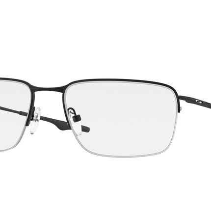 Oakley Optical WINGBACK SQ OX5148 Square Eyeglasses  514801-Satin Black 56-136-18 - Color Map Black