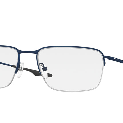 Oakley Optical WINGBACK SQ OX5148 Square Eyeglasses  514804-Matte Dark Navy 56-136-18 - Color Map Blue