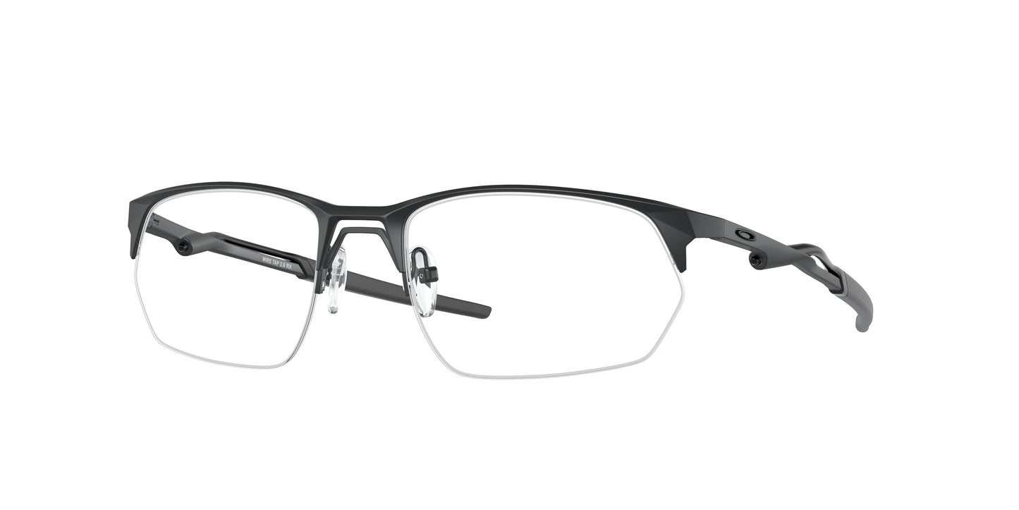 Oakley Optical WIRE TAP 2.0 RX OX5152 Rectangle Eyeglasses  515203-Satin Light Steel 56-140-19 - Color Map Grey