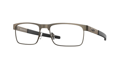 Oakley Optical METAL PLATE TI OX5153 Square Eyeglasses  515302-Pewter 56-138-18 - Color Map Grey