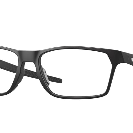 Oakley Optical HEX JECTOR OX8032 Rectangle Eyeglasses  803201-Satin Black 57-141-17 - Color Map Black