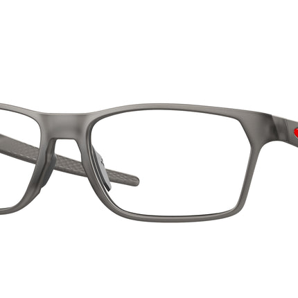 Oakley Optical HEX JECTOR OX8032 Rectangle Eyeglasses  803202-Satin Grey Smoke 57-141-17 - Color Map Grey
