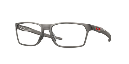 Oakley Optical HEX JECTOR OX8032 Rectangle Eyeglasses  803202-Satin Grey Smoke 57-141-17 - Color Map Grey