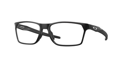 Oakley Optical HEX JECTOR OX8032 Rectangle Eyeglasses  803205-Satin Black 57-141-17 - Color Map Black