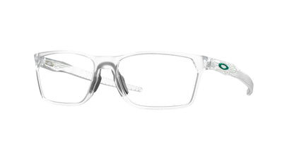 Oakley Optical HEX JECTOR OX8032 Rectangle Eyeglasses  803209-Matte Clear 57-141-17 - Color Map Transparent