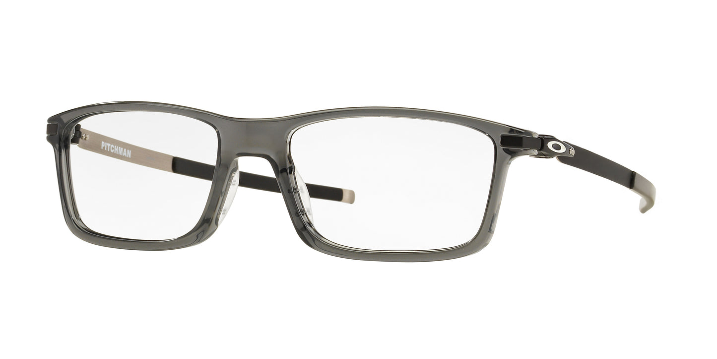Oakley Optical PITCHMAN OX8050 Rectangle Eyeglasses  805006-Grey Smoke 55-140-18 - Color Map Grey