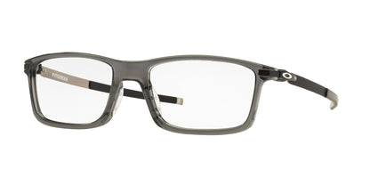 Oakley Optical PITCHMAN OX8050 Rectangle Eyeglasses  805006-Grey Smoke 55-140-18 - Color Map Grey