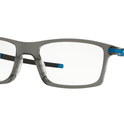 Oakley Optical PITCHMAN OX8050 Rectangle Eyeglasses  805012-Polished Grey Smoke 55-140-18 - Color Map Grey