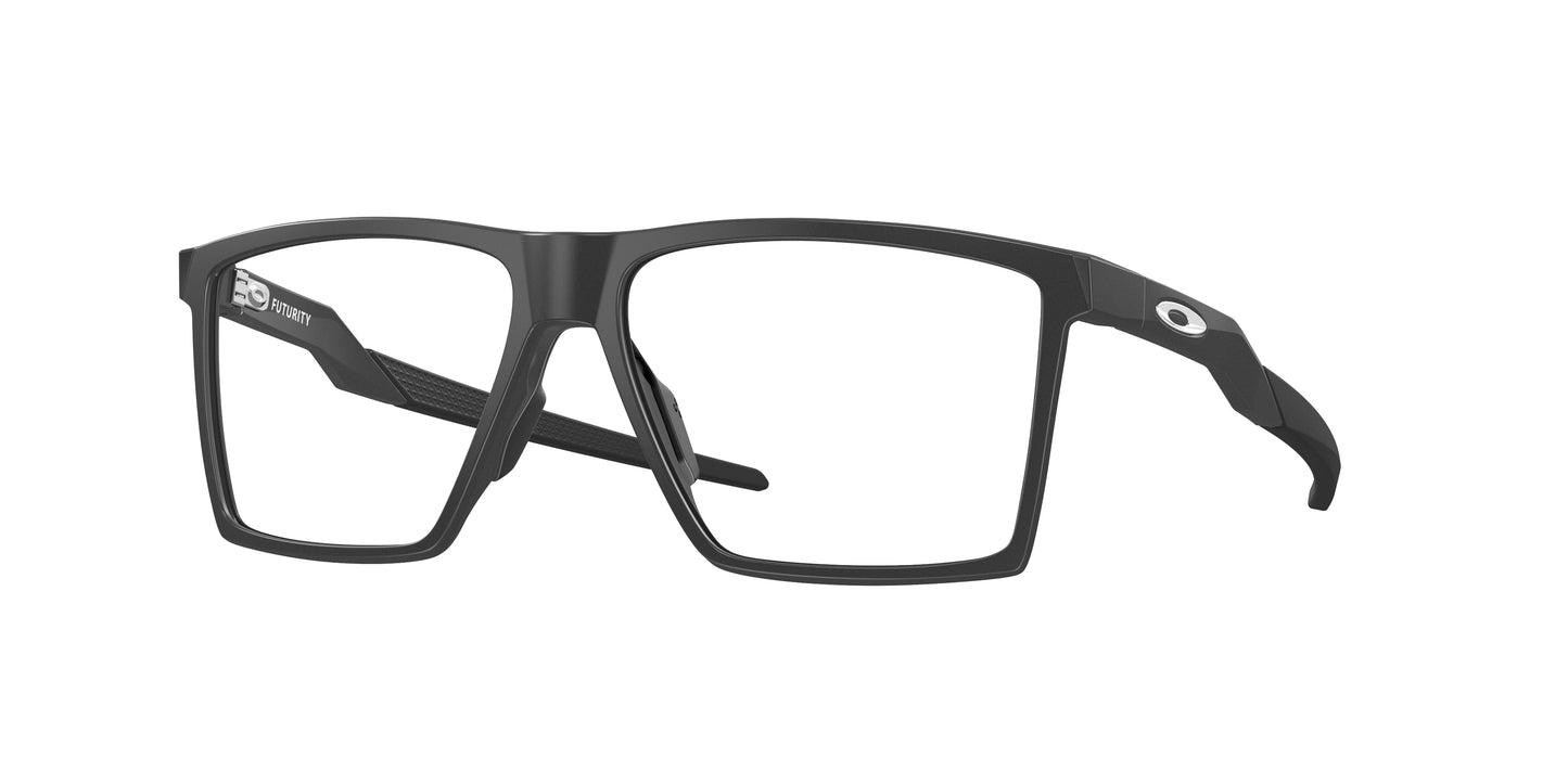 Oakley Optical FUTURITY OX8052 Square Eyeglasses  805201-Satin Black 57-139-14 - Color Map Black