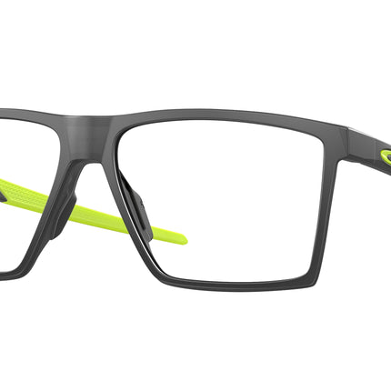 Oakley Optical FUTURITY OX8052 Square Eyeglasses  805202-Satin Grey Smoke 55-139-14 - Color Map Grey