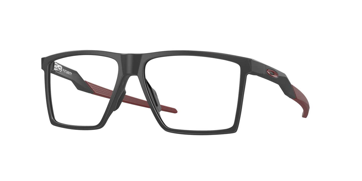 Oakley Optical FUTURITY OX8052 Square Eyeglasses  805204-Satin Black 57-139-14 - Color Map Black