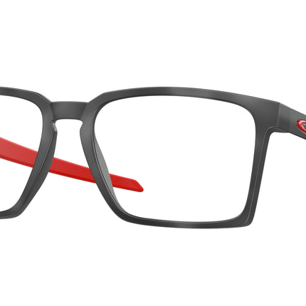 Oakley Optical EXCHANGE OX8055 Rectangle Eyeglasses  805504-Satin Black 56-136-17 - Color Map Black