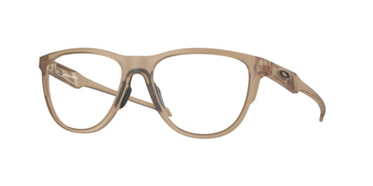 Oakley Optical ADMISSION A OX8056F Round Eyeglasses  805603-Matte Sepia 57-140-16 - Color Map Beige