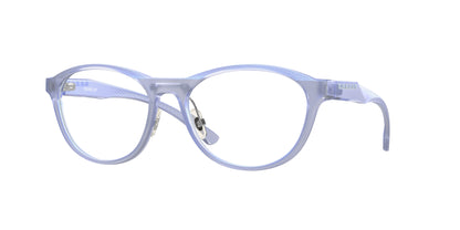 Oakley Optical DRAW UP OX8057 Round Eyeglasses  805706-Matte Dark Stonewash Opaline 56-139-17 - Color Map Blue