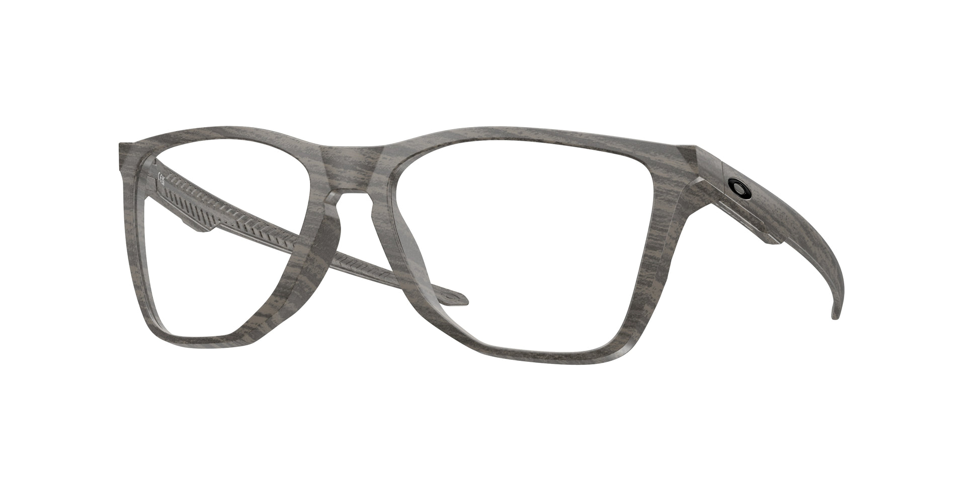 Oakley Optical THE CUT OX8058 Square Eyeglasses  805803-Satin Woodgrain 56-140-17 - Color Map Brown