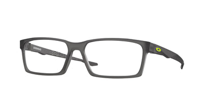 Oakley Optical OVERHEAD OX8060 Rectangle Eyeglasses  806002-Satin Grey Smoke 59-138-16 - Color Map Grey