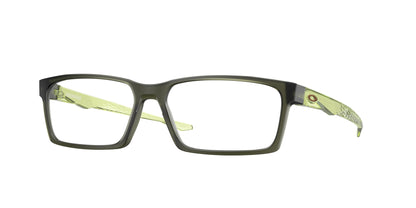 Oakley Optical OVERHEAD OX8060 Rectangle Eyeglasses  806008-Matte Olive Ink 59-138-16 - Color Map Green