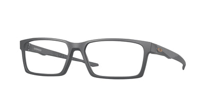 Oakley Optical OVERHEAD OX8060 Rectangle Eyeglasses  806010-Matte Carbon 59-138-16 - Color Map Grey