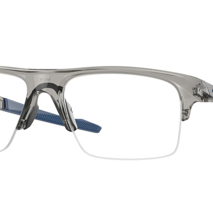 Oakley Optical PLAZLINK OX8061 Rectangle Eyeglasses  806103-Grey Shadow 58-140-19 - Color Map Grey