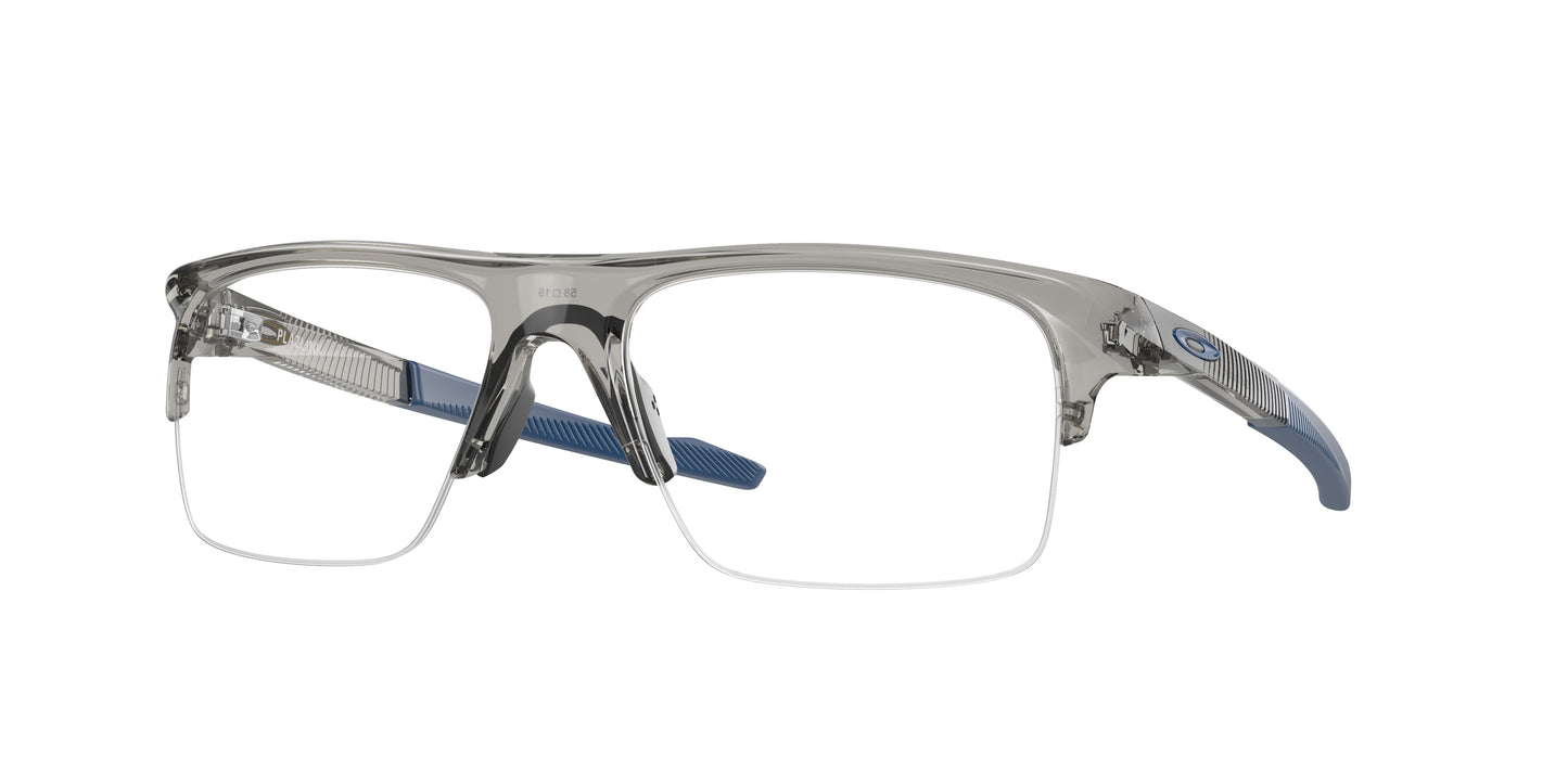Oakley Optical PLAZLINK OX8061 Rectangle Eyeglasses  806103-Grey Shadow 58-140-19 - Color Map Grey