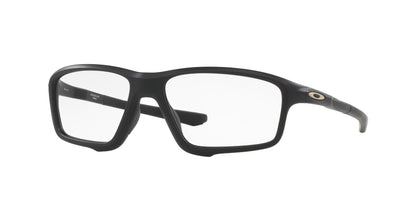 Oakley Optical CROSSLINK ZERO OX8076 Square Eyeglasses  807607-Satin Black 56-138-16 - Color Map Black