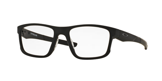 Oakley Optical HYPERLINK OX8078 Square Eyeglasses  807801-Satin Black 54-140-18 - Color Map Black