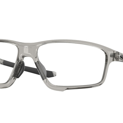 Oakley Optical CROSSLINK ZERO (A) OX8080 Square Eyeglasses  808004-Polished Grey Shadow 58-138-16 - Color Map Grey