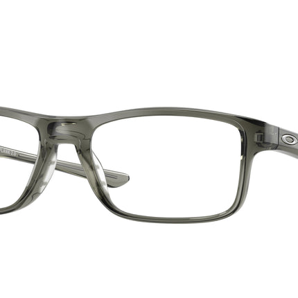 Oakley Optical PLANK 2.0 OX8081 Rectangle Eyeglasses  808106-Polished Grey Smoke 55-145-18 - Color Map Grey