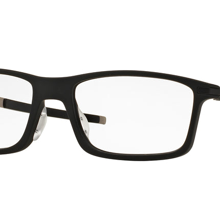 Oakley Optical PITCHMAN (A) OX8096 Rectangle Eyeglasses  809601-Satin Black 55-140-18 - Color Map Black