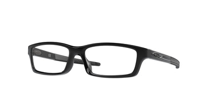 Oakley Optical CROSSLINK YOUTH (A) OX8111 Rectangle Eyeglasses  811101-Polished Black Ink 53-135-15 - Color Map Black