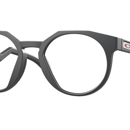 Oakley Optical HSTN RX A OX8139A Rectangle Eyeglasses  813903-Matte Carbon 52-140-21 - Color Map Grey