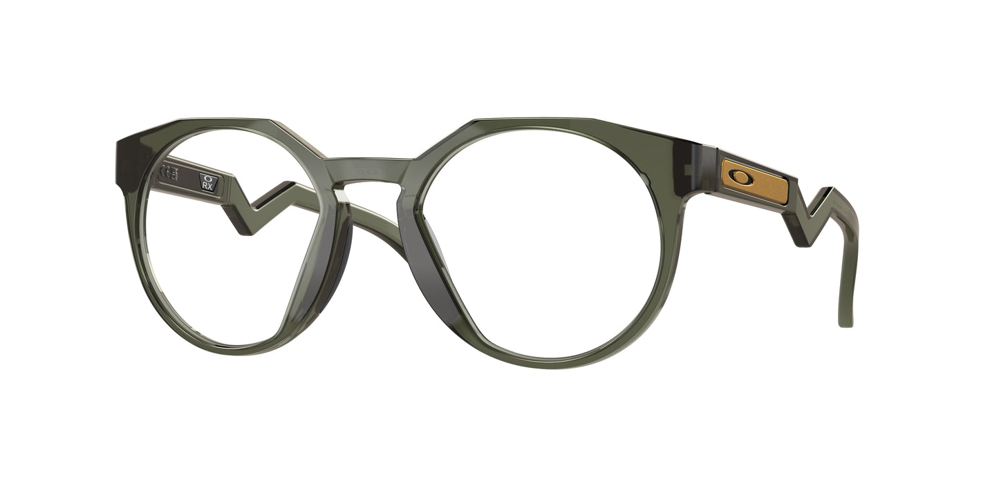 Oakley Optical HSTN RX A OX8139A Rectangle Eyeglasses  813904-Olive Ink 52-140-21 - Color Map Green
