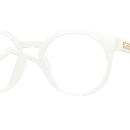 Oakley Optical HSTN RX OX8139 Round Eyeglasses  813908-Matte Vapor 50-140-21 - Color Map White