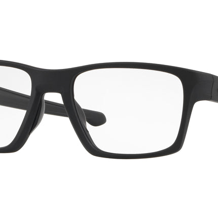 Oakley Optical LITEBEAM OX8140 Square Eyeglasses  814001-Satin Black 55-140-18 - Color Map Black